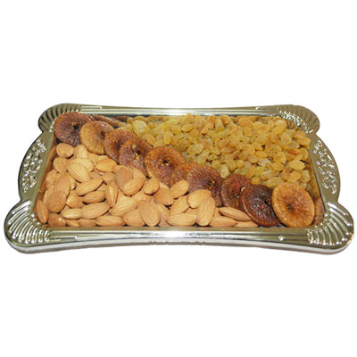 "Dryfruit Thali - Code DT05 - Click here to View more details about this Product